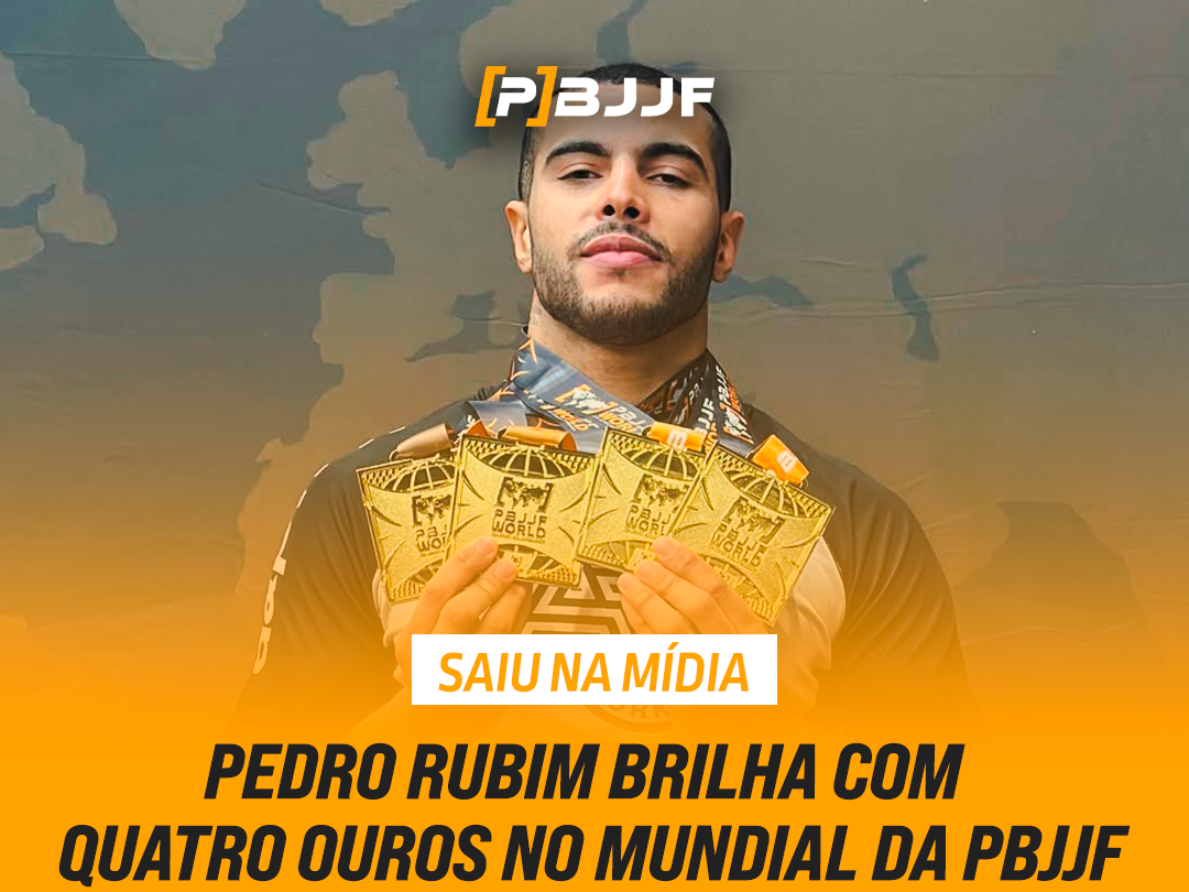 Pedro Rubim brilha com quatro ouros no Mundial da PBJJF